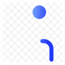 Stretching Round Sports Sports Man Icon