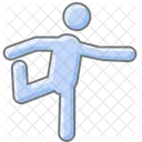 Stretching Flexibility Warm Up Icon
