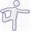Stretching Outline Filled Icon Business And Finance Icon Pack Icon