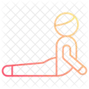 Stretching pose  Icon