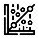 Streudiagramm Diagramm Daten Symbol