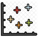 Analytik Statistik Streudiagramm Symbol