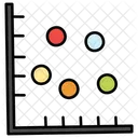 Analytik Statistik Streudiagramm Symbol