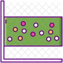 Streudiagramm Streuung Topf Symbol