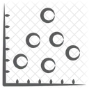 Analytik Statistik Streudiagramm Symbol