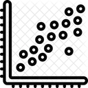 Streudiagramm Streuung Diagramm Symbol