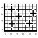 Streudiagramm Streugraph Streudiagramm Symbol