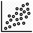 Streuung Diagramm Punkt Symbol