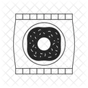 Donut mit Streuseln  Symbol