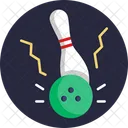 Bowling Strike Skittle Icon