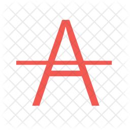 Strike through Icon