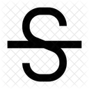 Formatting Strike Through Scratch Icon