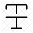 Strikethrough Text Format Icon