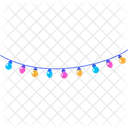 Christmas Lights String Icon