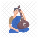 Folk Music String Music Mandolin Music Icon