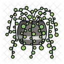 String Of Pearls Paper Welcome Icon