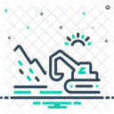 Strip Mining  Icon