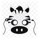 Zebra Mask Strip Icon