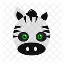 Zebra Mask Strip Icon