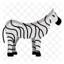 Striped Equids African Plains Wildlife Zebra Stripes Function Icon