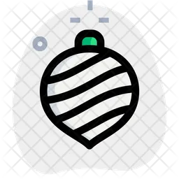 Stripped Bauble  Icon