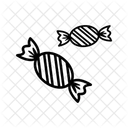 Stripped candies  Icon