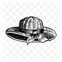 Strohhut Mutze Kopfbedeckung Symbol