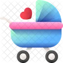 Stroller Baby Pram Icon
