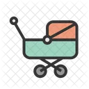 Stroller Kid Baby Icon