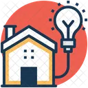 Strom Versorgung Haus Symbol