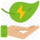 Strom Sparen Sparen Geben Symbol