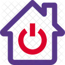 Netzschalter haus  Symbol