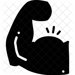 Strong Icon - Download in Glyph Style