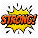 Strong Speech Bouble Chat Bouble Icon
