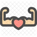 Strong Hearth Muscle Icon