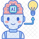 Strong Ai Robot Robotics Icon