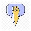 Strong Solid Argument Icon