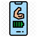 Strong Battery Battery Power Icon