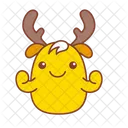 Strong Supportive Sticker Icon