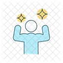 Strong Healthy Person  Icon