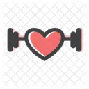 Strong Heart Heart Strong Icon