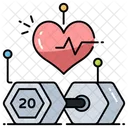 Strong Heart Heart Healthy Heart Icon