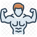 Strong Muscle Bodybuilding Icon