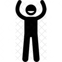 Strong Power Happy Icon