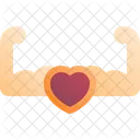 Strong Hearth Muscle Icon