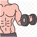 Strong Dumbbells Gym Icon