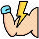 Strong Fitness Man Icon