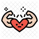 Healthy Strength Strong Health Heart Icon