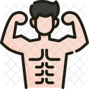 Healthy Strong Fitness Icon