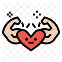 Healthy Strength Strong Health Heart Icon